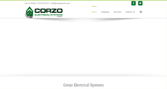 Desktop Screenshot of corzoelectric.com