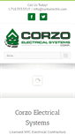 Mobile Screenshot of corzoelectric.com